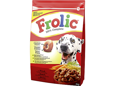 Frolic complete dog food store