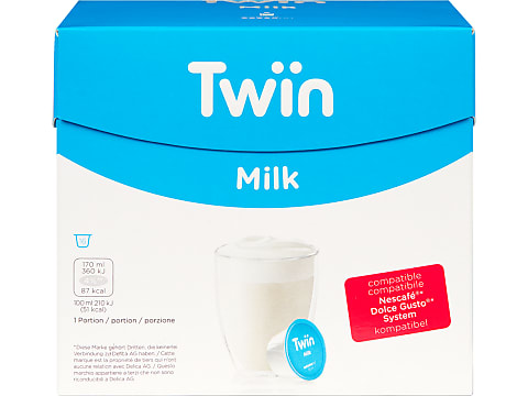 Achat Twin Milk · Capsules de lait · Lait chaud, système Twïn