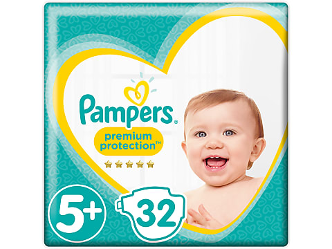 Achat Pampers Premium Protection · couches · Taille 5+ Junior Plus -  12-17kg • Migros