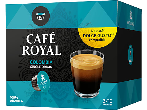 Cafe Royal Capsules de cafe Colombia Compatible systeme Nescafe Dolce Gusto Migros Online