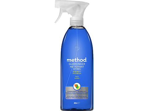 Kaufen method · Glasreiniger Spray · Minze • Migros