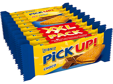 Buy Leibniz Pick Milk · • sandwich biscuit a in chocolate Migros Up! bar