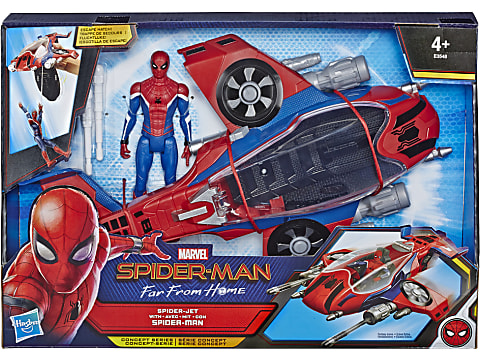 Hasbro Marvel Spider Jet With Spider Man 4 years and over
