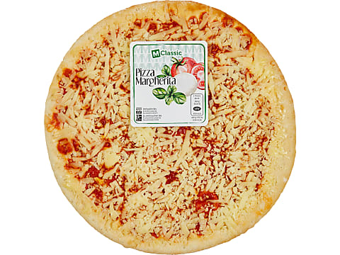 M Classic Pizza with tomato sauce and mozzarella Margherita