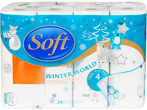 Achat Soft Winter World · Papier de toilette · 4 plis • Migros