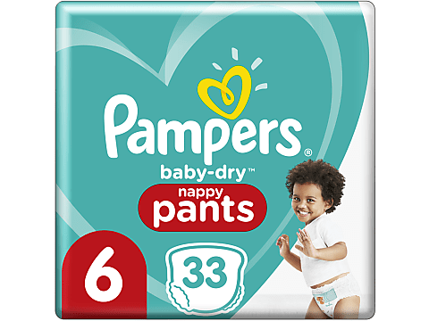 Achat Pampers Baby Dry · couches · Taille 6, pants • Migros