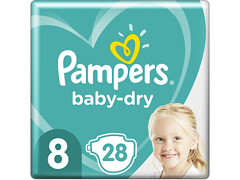 Achat Pampers Baby Dry · couches · Taille 8 - 17+ kg • Migros