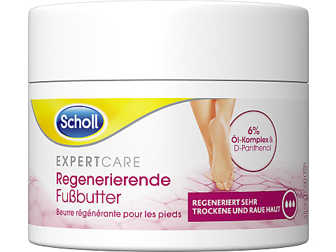 Migros • complex Oil butter D-Panthenol · · Buy & Scholl 6% Regenerating Expert foot Care