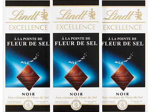 Achat Lindt Excellence · Tablette de chocolat · Noir, aux cristaux de fleur  de sel • Migros