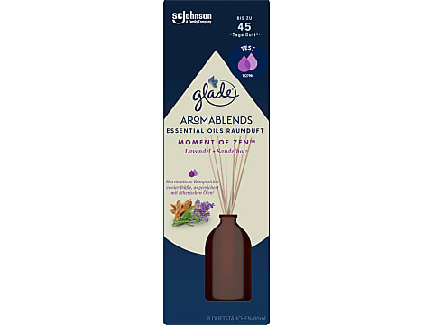 Kaufen Glade Aromablends · Essential Oils Raumduft · Moment of Zen -  Lavendel + Sandelholz • Migros