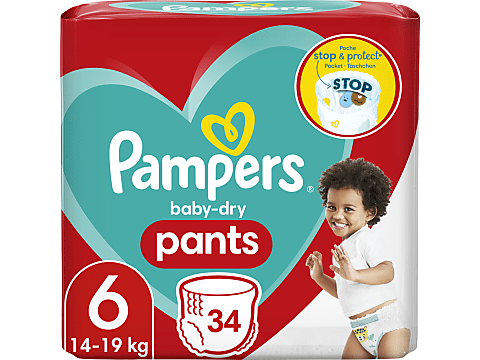 Pampers - Couches-culottes de bain jetables, taille 5-6 (12-17 kg