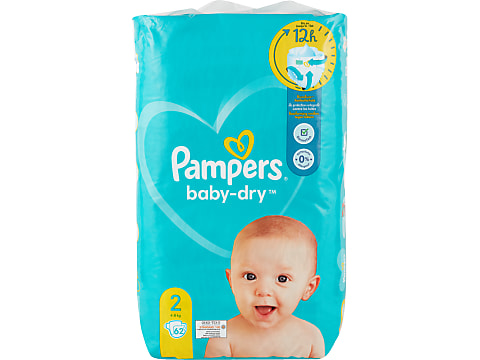 Couches pampers baby dry taille 2 - Pampers