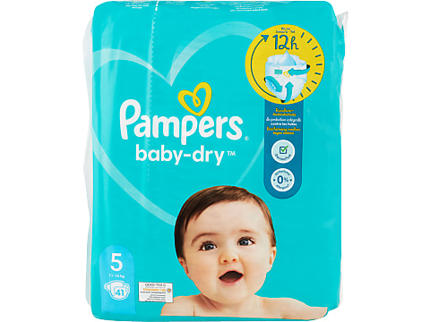 Achat Pampers Baby Dry · Couches · Taille 5 - 11-16kg • Migros