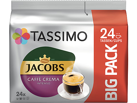 Tassimo Jacobs Coffee Capsules Caff Crema Intenso Big Pack