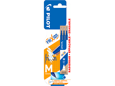 Acquista Pilot Frixion ball · Ricarica per penna roller · Blu, 0.7 mm •  Migros Online