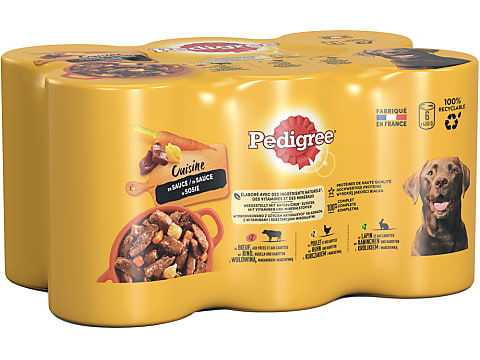 Acquista Pedigree Les cuisinés en sauce · Cibo per cani in salsa • Migros