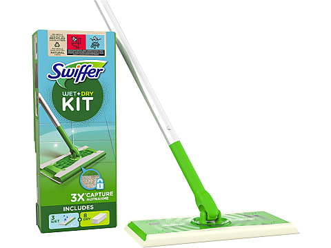 Sweeper Serpillière Microfibre pour Swiffer Sweeper Balai Kit