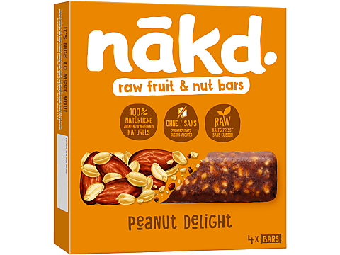 Barre fruits secs et cacahuètes sans gluten Nakd - 35 g sur