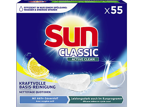 Produit pour lave-vaisselle Sun All-in-1 Active Lemon 99 tabs
