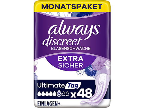 Always Discreet · Incontinence pads · Ultimate, day • Migros