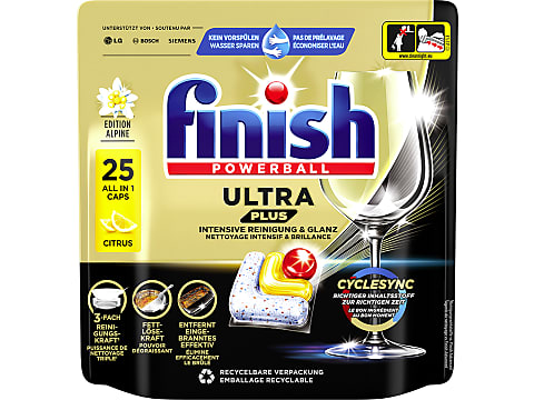 Kaufen Finish Calgonit Utlra Plus All In 1 · Caps für Geschirrspülmaschine  · Citrus • Migros