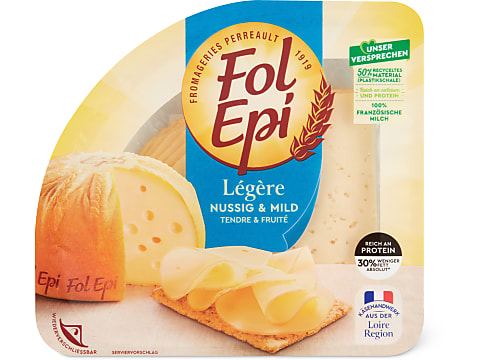 Kaufen Fol Epi Légère · Französicher Halbhartkäse, halbfett, aus  pasteurisierter Milch mit geniessbarer Rinde · nussig & mild • Migros Online