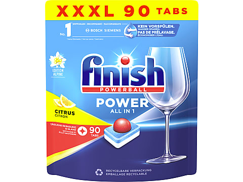 Finish All-in-One Power Regular tablettes pour lave-vaisselle