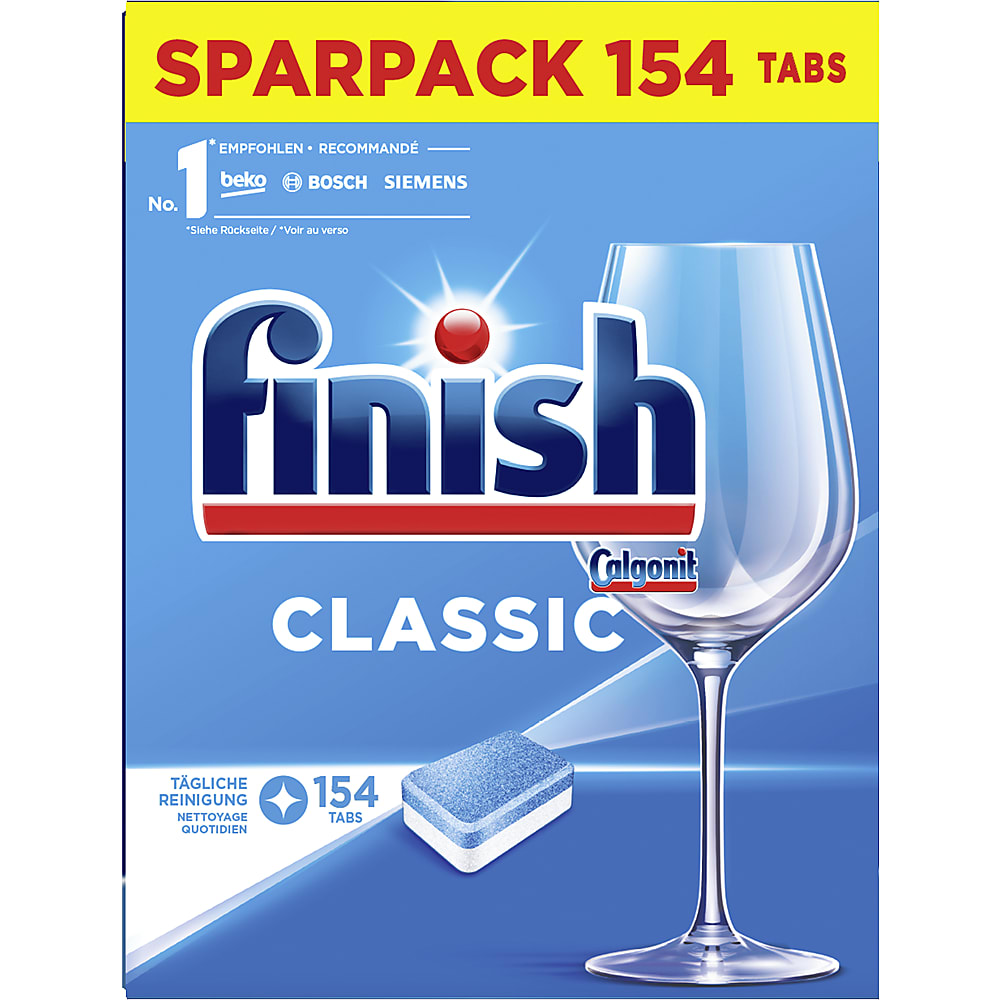 finish calgonit classic dishwasher tabs