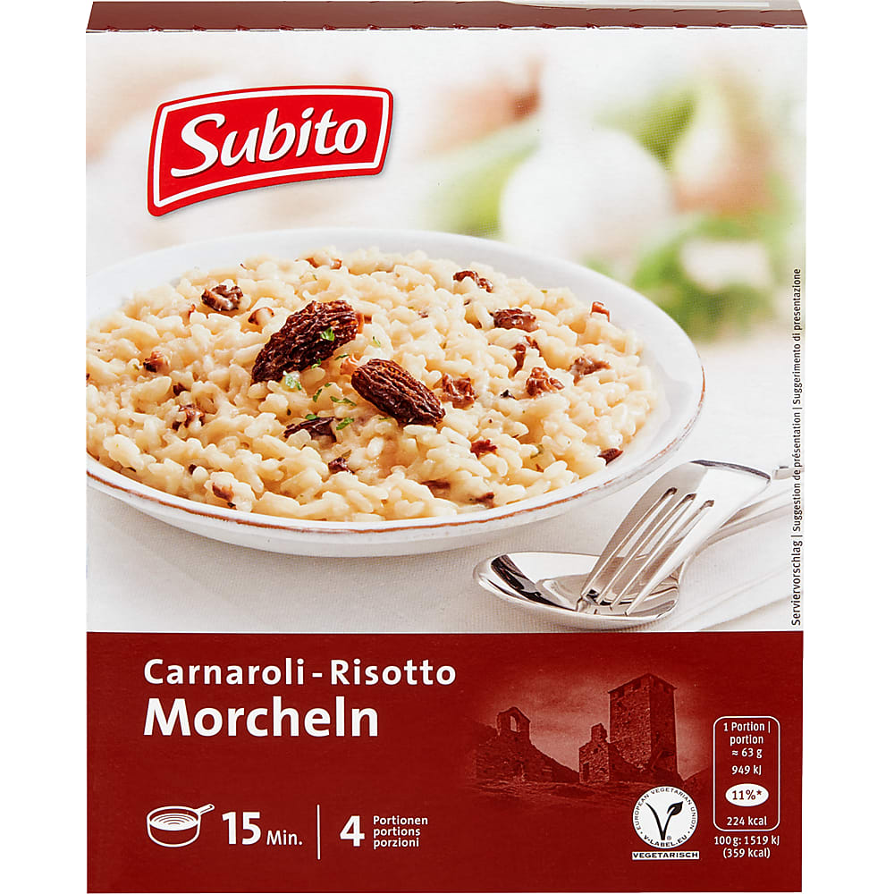 Kaufen Subito Carnaroli • Risotto • mit Morcheln • Migros Online