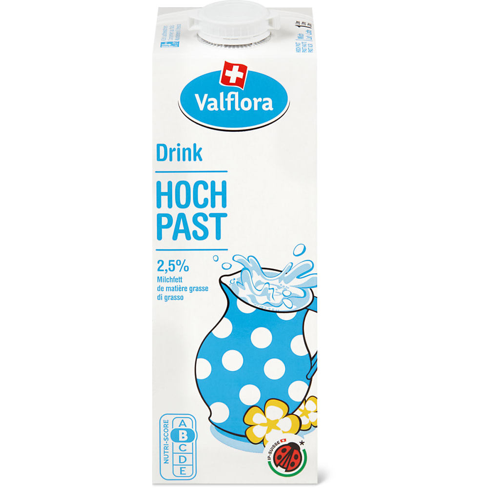 Buy Valflora Drink Semi Skimmed Milk Hoch Past 2 5 Milk Fat Migros Online