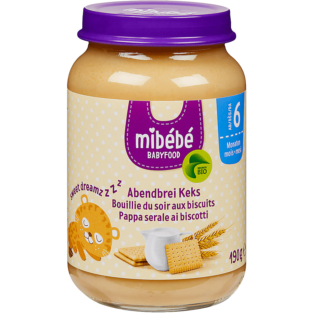 Buy Mibebe Babyfood Evening Porridge With Biscuits Organic From 6 Months Migros Online
