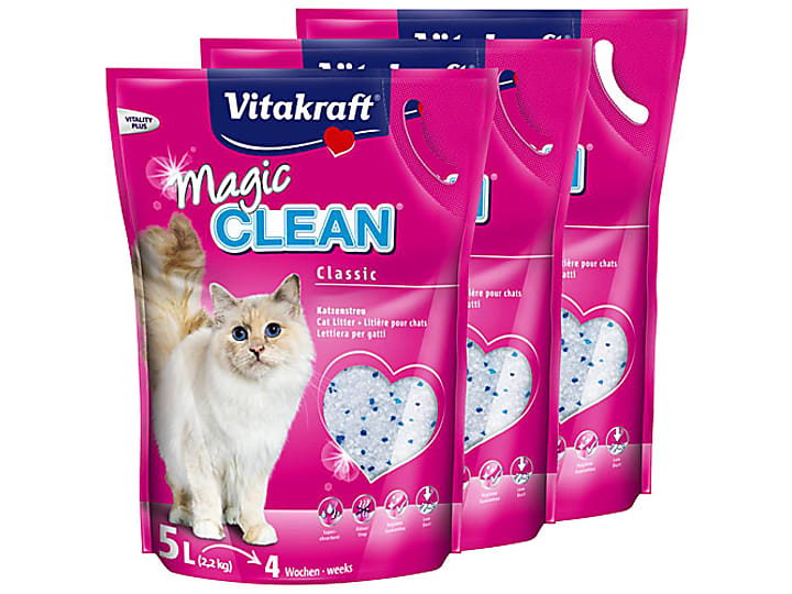 Vitakraft Magic Clean Katzenstreu 3x5l